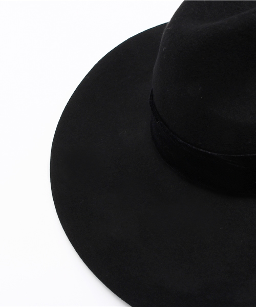 axes femme（アクシーズファム）の「中折れつば広帽子（ハット・レディース・グレー/ワイン/ブラック・MEDIUM）」の7枚目の写真