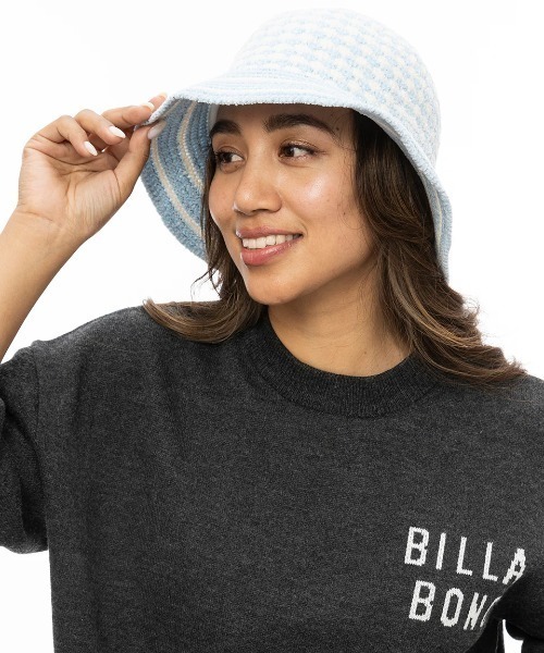 ビラボン Billabong レディース BLOCK OUT カーディガン bd014605 BILLABONG ビラボン ハット レディース 帽子 BLOCK CHECK CHENILLE HAT