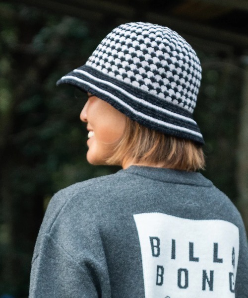 ビラボン Billabong レディース BLOCK OUT カーディガン bd014605 BILLABONG ビラボン ハット レディース 帽子 BLOCK CHECK CHENILLE HAT