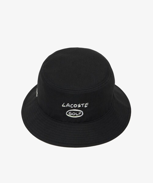 【セール】抗菌防臭 ラコステゴルフ ロゴ刺繍バケットハット（ハット）｜LACOSTE（ラコステ）