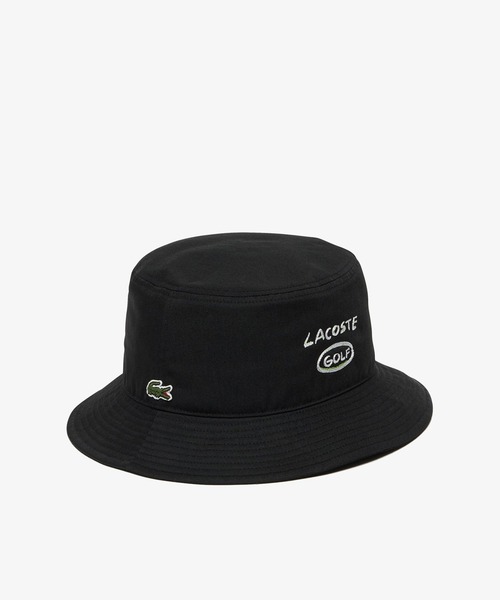 【セール】抗菌防臭 ラコステゴルフ ロゴ刺繍バケットハット（ハット）｜LACOSTE（ラコステ）