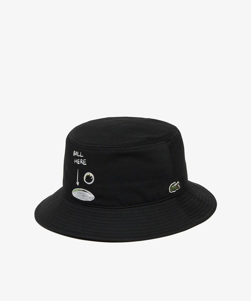 【セール】抗菌防臭 ラコステゴルフ ロゴ刺繍バケットハット（ハット）｜LACOSTE（ラコステ）
