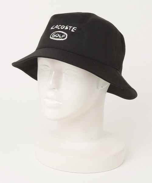 【セール】抗菌防臭 ラコステゴルフ ロゴ刺繍バケットハット（ハット）｜LACOSTE（ラコステ）