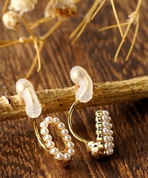 itam（アイタム）の「【itam】アイタム/ パールﾉﾝﾎｰﾙﾋﾟｱｽ / 金属アレルギー対応（イヤリング）」