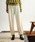 UNFIL�i�A���t�B���j�́uUNFIL �A���t�B�� / raw silk ribbed-jersey wide-leg truck pants �V���N���u�W���[�W�[���C�h���b�O�g���b�N�p���c / WFFL-UW111�i���̑��p���c�j�v�b�i�`������
