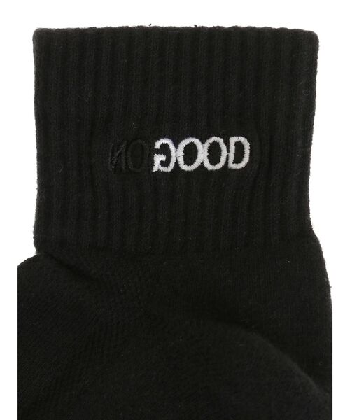Ungrid(アングリッド)の「【NO GOOD TV×Ungrid】“NO“ GOOD UNIVERSITY LOGO SOX(ソックス/靴下・レディース・ブラック/ホワイト・FREE)」の6枚目の写真