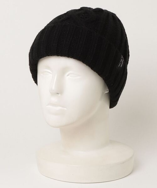 TESTIFY（テスティファイ）の「ケーブルインサイドワッチ（ニットキャップ/ビーニー・メンズ・ブラック/ブラウン/アイボリー/オレンジ/ブルー・FREE）」の8枚目の写真