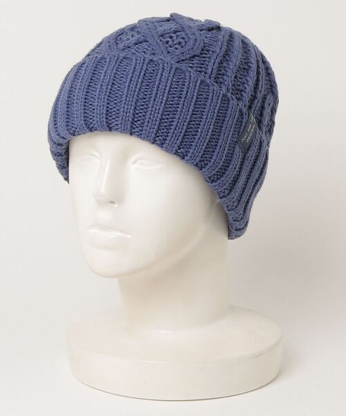 TESTIFY（テスティファイ）の「ケーブルインサイドワッチ（ニットキャップ/ビーニー・メンズ・ブラック/ブラウン/アイボリー/オレンジ/ブルー・FREE）」の9枚目の写真