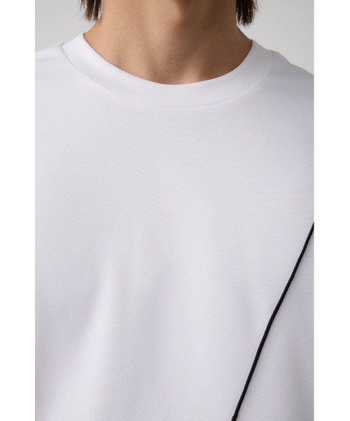 AZUL by moussy（アズールバイマウジー）の「メローステッチスウィッチングプルオーバー（Tシャツ/カットソー・メンズ・ブラック系その他/グレー系その他/ホワイト・LARGE/MEDIUM）」の10枚目の写真