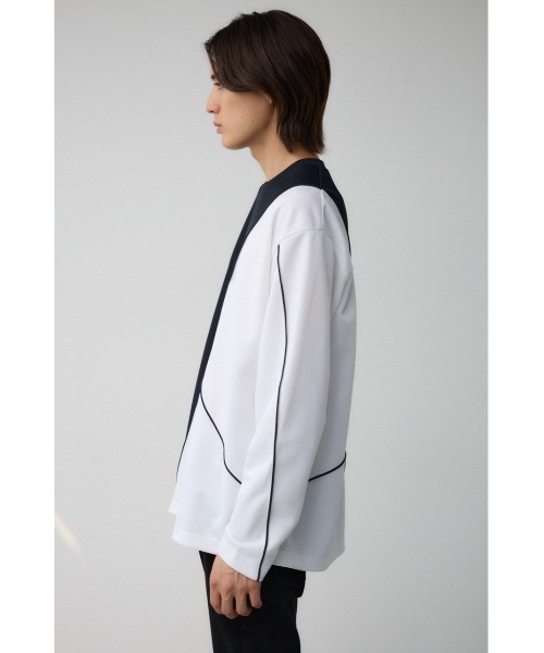AZUL by moussy（アズールバイマウジー）の「メローステッチスウィッチングプルオーバー（Tシャツ/カットソー・メンズ・ブラック系その他/グレー系その他/ホワイト・LARGE/MEDIUM）」の19枚目の写真