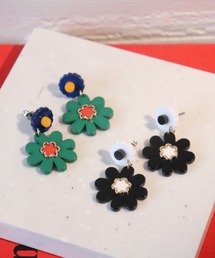 レゴフラワーピアス
