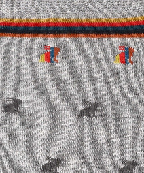 Paul Smith(ポールスミス)の「ウィメンズ アーティストストライプラビット ソックス / 145601 CSW(ソックス/靴下・レディース・グレー/オフホワイト/ネイビー・22-24)」の5枚目の写真