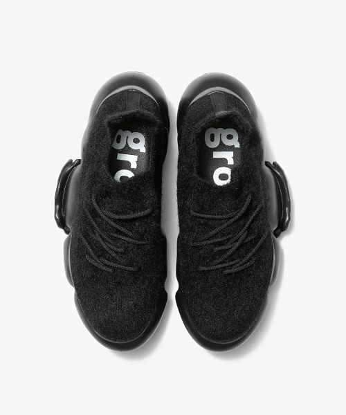 grounds（グラウンズ）の「【grounds】 MOOPIE HAIRY（スニーカー・メンズ・ブラック・38/39/43/44/37）」の5枚目の写真