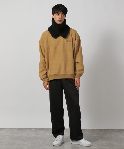 LAKOLE（ラコレ）の「刺繍スエードボアプルオーバー / 144408（その他トップス・メンズ・マスタード/グレイッシュベージュ/ライトグレー/ブラック・MEDIUM/LARGE/X-LARGE）」の11枚目の写真