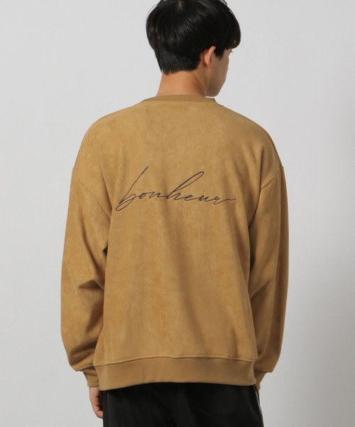 LAKOLE（ラコレ）の「刺繍スエードボアプルオーバー / 144408（その他トップス・メンズ・マスタード/グレイッシュベージュ/ライトグレー/ブラック・MEDIUM/LARGE/X-LARGE）」の12枚目の写真