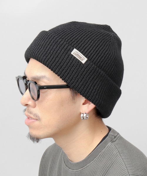 裏ボア リブ ニットワッチ（ニット帽） 深め（ニットキャップ/ビーニー