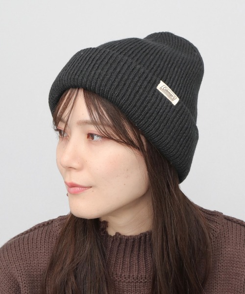 COLEMAN（コールマン）の「裏ボア リブ ニットワッチ（ニット帽） 深め（ニットキャップ/ビーニー・メンズ・ブラック/アイボリー/チャコール・FREE）」の5枚目の写真