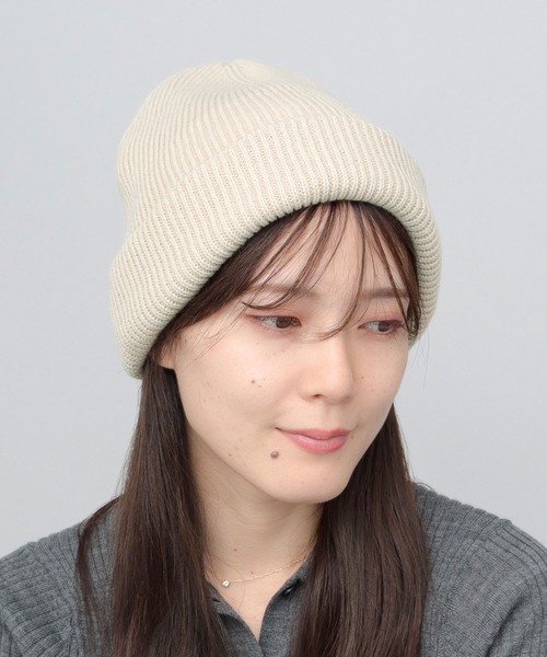 COLEMAN（コールマン）の「裏ボア リブ ニットワッチ（ニット帽） 深め（ニットキャップ/ビーニー・メンズ・ブラック/アイボリー/チャコール・FREE）」の17枚目の写真