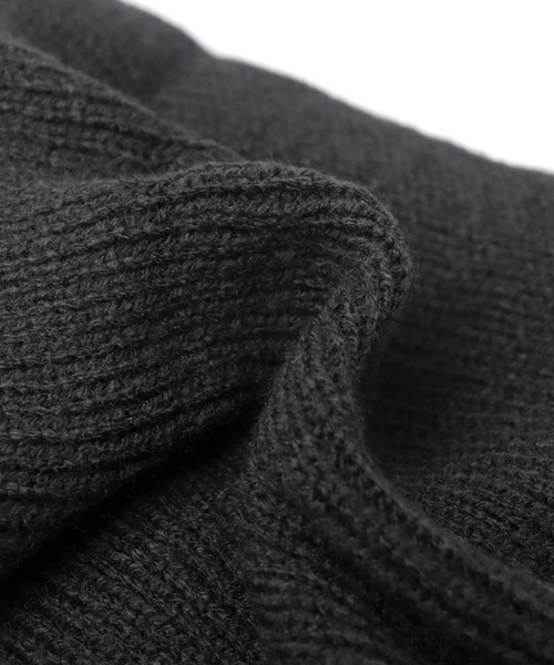 COLEMAN（コールマン）の「裏ボア リブ ニットワッチ（ニット帽） 深め（ニットキャップ/ビーニー・メンズ・ブラック/アイボリー/チャコール・FREE）」の10枚目の写真