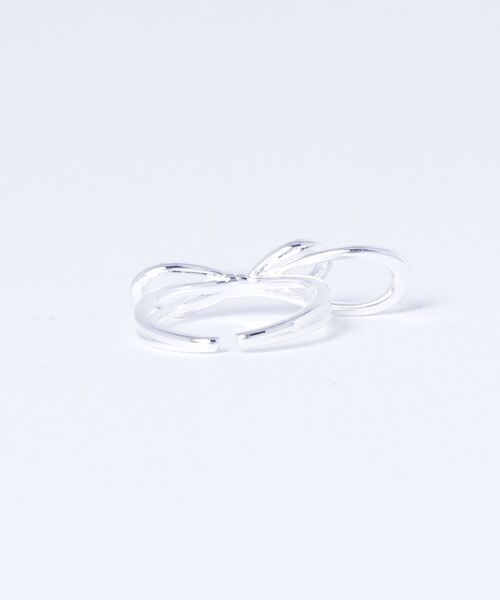 poiregnee（ポワニェ）の「［select］ノットリボンリング（リング・レディース・シルバー・FREE）」の3枚目の写真