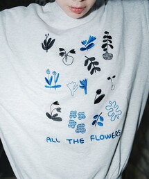 FREAK'S STORE（フリークスストア）の「Chou yi × FREAK'S STORE/チョイ イー ALL THE FLOWER クルースウェット/フラワー刺繍スウェット（スウェット）」