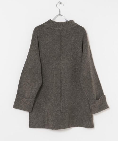 ITEMS URBANRESEARCH（アイテムズ アーバンリサーチ）の「ワイドハイネックニット（ニット/セーター・レディース・チャコールグレー/ブルー/アイボリー/ラベンダー・FREE）」の17枚目の写真