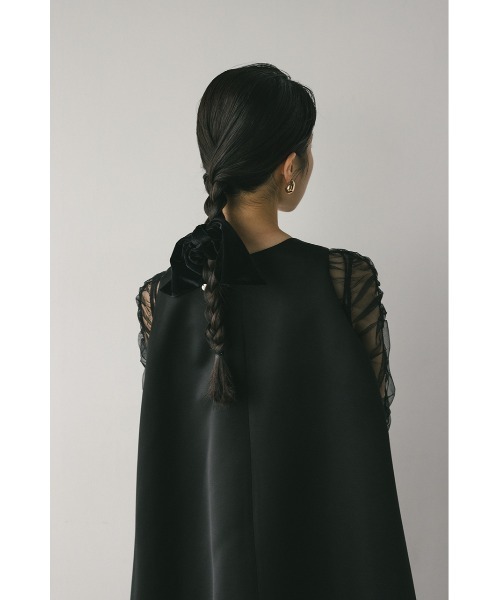 STYLEMIXER（スタイルミキサー）の「ベロアリボンシュシュ（シュシュ・レディース・ブラック・FREE）」の2枚目の写真