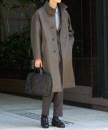 CITY TOKYO | Premium meltonスタンドコート(ステンカラーコート)