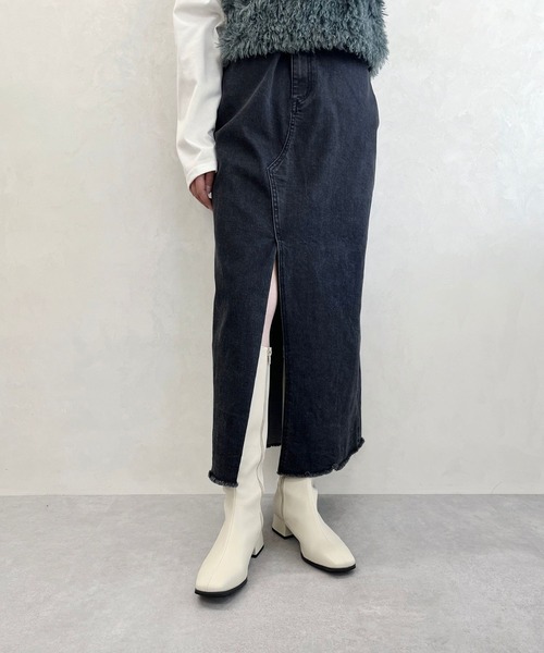 ORiental TRaffic（オリエンタルトラフィック）の「ロングブーツ/31483（ブーツ・レディース・ブラック/アイボリー/モカ・LL/S/M/L）」の19枚目の写真