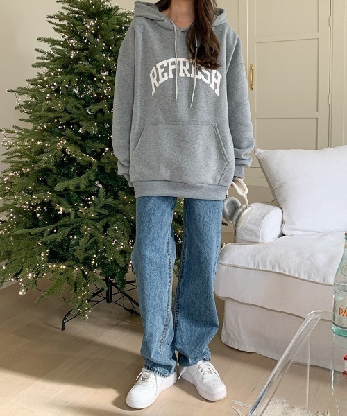 paravion(パラビオン)の「裏起毛ロゴパーカー(パーカー・レディース・グレー/ブルー・FREE)」の20枚目の写真