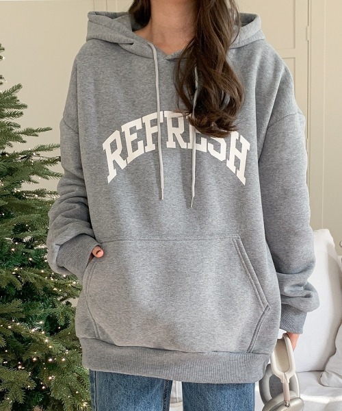 paravion(パラビオン)の「裏起毛ロゴパーカー(パーカー・レディース・グレー/ブルー・FREE)」の22枚目の写真