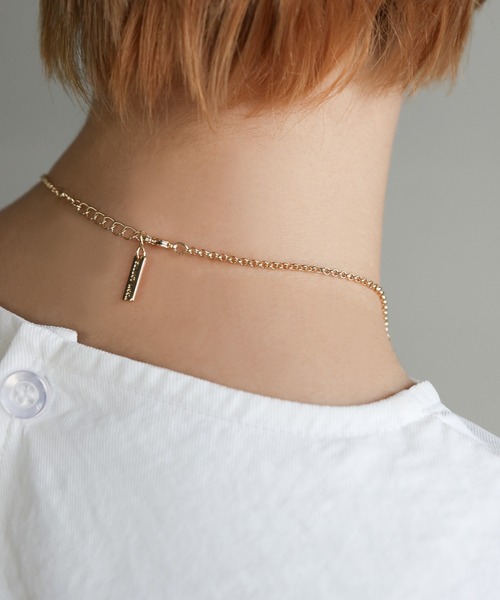 select MOCA（セレクトモカ）の「ニュアンスYシルエットドロップネックレス（ネックレス・レディース・シルバー/ゴールド・FREE）」の7枚目の写真