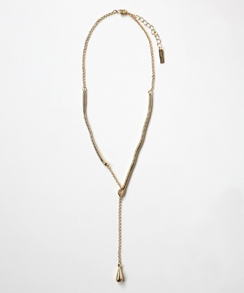select MOCA（セレクトモカ）の「ニュアンスYシルエットドロップネックレス（ネックレス・レディース・シルバー/ゴールド・FREE）」の14枚目の写真