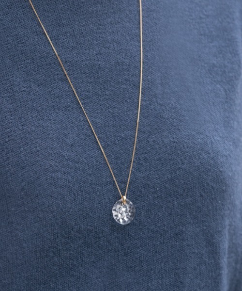 HARIO Lampwork Factory（ハリオランプワークファクトリー）の「【HARIO Lampwork Factory】ネックレス ルーチェ（ネックレス・レディース・クリア・フリー）」の5枚目の写真