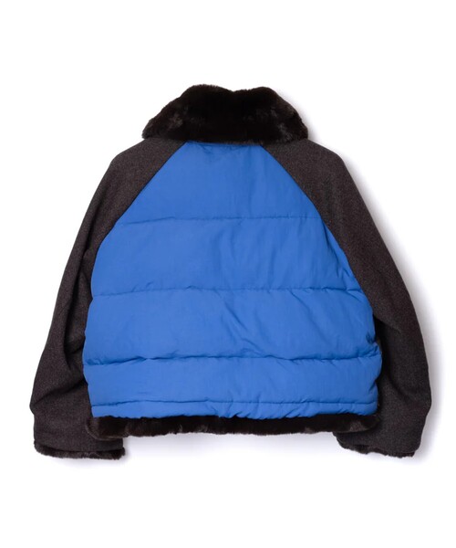 NON TOKYO(ノントーキョー)の「【NON TOKYO/ノントーキョー】AVIATOR FUR JACKET/アビエイターファージャケット(ブルゾン・レディース・ブラウン/ブラック・2)」の5枚目の写真