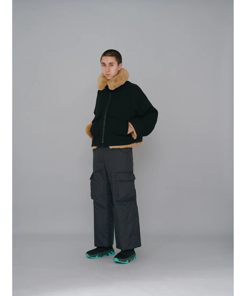 NON TOKYO(ノントーキョー)の「【NON TOKYO/ノントーキョー】AVIATOR FUR JACKET/アビエイターファージャケット(ブルゾン・レディース・ブラウン/ブラック・2)」の7枚目の写真