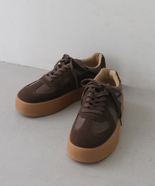 【セール】【CLEIO】 厚底ボリュームソールコートスニーカー（スニーカー）｜CLEIO（クレイオ）