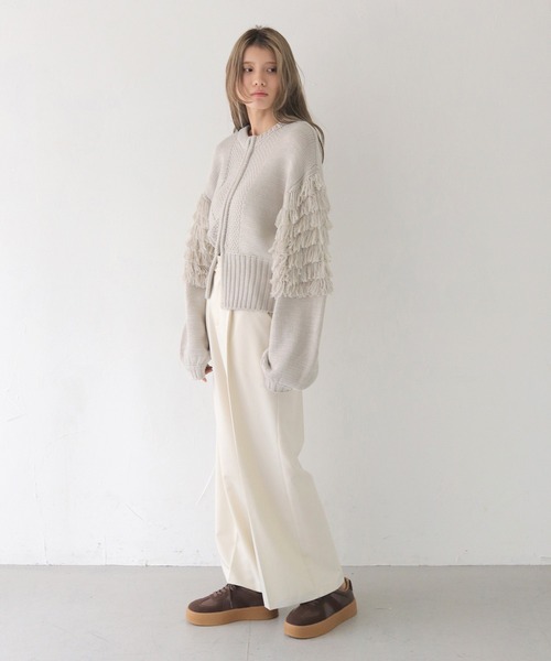 【セール】【CLEIO】 厚底ボリュームソールコートスニーカー（スニーカー）｜CLEIO（クレイオ）