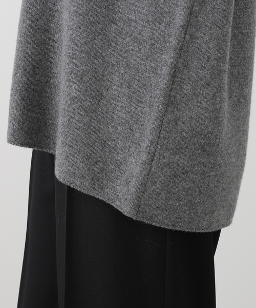 EVERYDAY I LIKE.（エヴリディアイライク）の「ウールカシミヤスキッパープルオーバー（ニット/セーター・レディース・チャコールグレー/カーキ・FREE）」の10枚目の写真