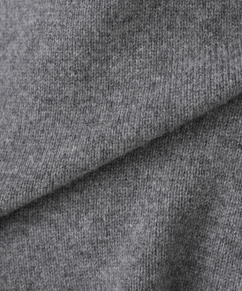 EVERYDAY I LIKE.（エヴリディアイライク）の「ウールカシミヤスキッパープルオーバー（ニット/セーター・レディース・チャコールグレー/カーキ・FREE）」の13枚目の写真