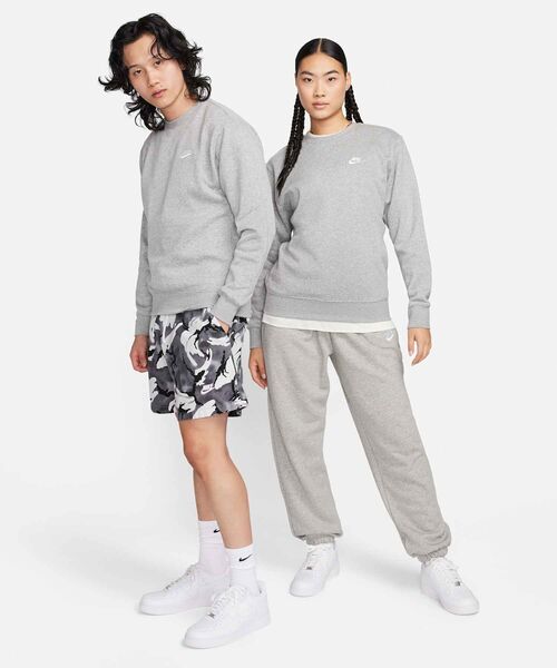 NIKE(ナイキ)の「《セットアップ対応商品》ナイキ スポーツウェア クラブ フリース (裏起毛) クルー / Nike Sportswear Club Fleece Crew BV2663-063 Dark Grey Heather(スウェット・メンズ・グレー系その他・S/2XL/L/M/XL)」の3枚目の写真