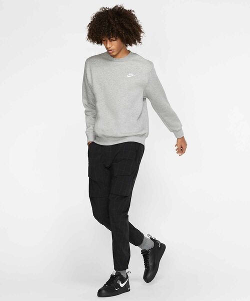 NIKE(ナイキ)の「《セットアップ対応商品》ナイキ スポーツウェア クラブ フリース (裏起毛) クルー / Nike Sportswear Club Fleece Crew BV2663-063 Dark Grey Heather(スウェット・メンズ・グレー系その他・S/2XL/L/M/XL)」の7枚目の写真