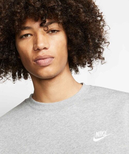 NIKE(ナイキ)の「《セットアップ対応商品》ナイキ スポーツウェア クラブ フリース (裏起毛) クルー / Nike Sportswear Club Fleece Crew BV2663-063 Dark Grey Heather(スウェット・メンズ・グレー系その他・S/2XL/L/M/XL)」の8枚目の写真