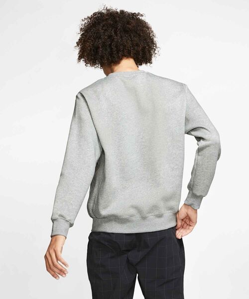 NIKE(ナイキ)の「《セットアップ対応商品》ナイキ スポーツウェア クラブ フリース (裏起毛) クルー / Nike Sportswear Club Fleece Crew BV2663-063 Dark Grey Heather(スウェット・メンズ・グレー系その他・S/2XL/L/M/XL)」の6枚目の写真