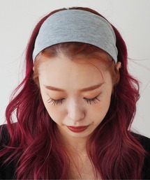 Jelly moo（ジェリームー）の「【 Jelly moo / ジェリームー 】 海外ガール風 ベーシック ヘアバンド（ヘアバンド）」