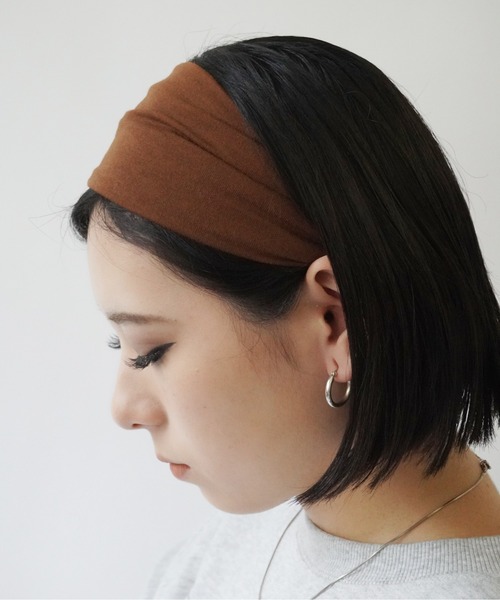 Jelly moo(ジェリームー)の「【 Jelly moo / ジェリームー 】 海外ガール風 ベーシック ヘアバンド(ヘアバンド・レディース・ブラック/ブラウン/グレー・FREE)」の14枚目の写真