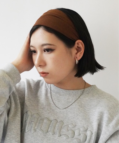 Jelly moo(ジェリームー)の「【 Jelly moo / ジェリームー 】 海外ガール風 ベーシック ヘアバンド(ヘアバンド・レディース・ブラック/ブラウン/グレー・FREE)」の15枚目の写真