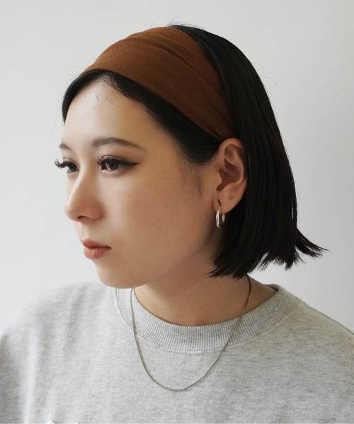 Jelly moo(ジェリームー)の「【 Jelly moo / ジェリームー 】 海外ガール風 ベーシック ヘアバンド(ヘアバンド・レディース・ブラック/ブラウン/グレー・FREE)」の19枚目の写真