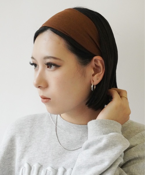 Jelly moo(ジェリームー)の「【 Jelly moo / ジェリームー 】 海外ガール風 ベーシック ヘアバンド(ヘアバンド・レディース・ブラック/ブラウン/グレー・FREE)」の17枚目の写真