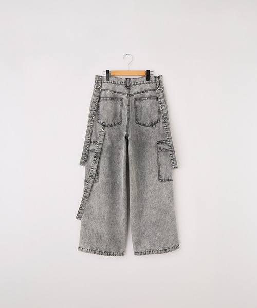 SERACE（セラス）の「【SERACE】Vintage design suspenders cargo denim pants / ヴィンテージデザインサスペンダーカーゴデニムパンツ（カーゴパンツ・メンズ・インディゴブルー/ブラック/ライトグレー・S/M/L）」の14枚目の写真